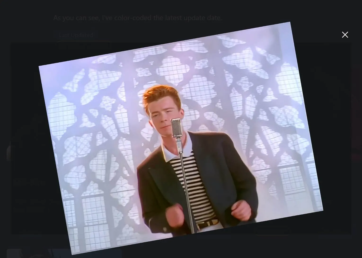 April Fool RickRolling