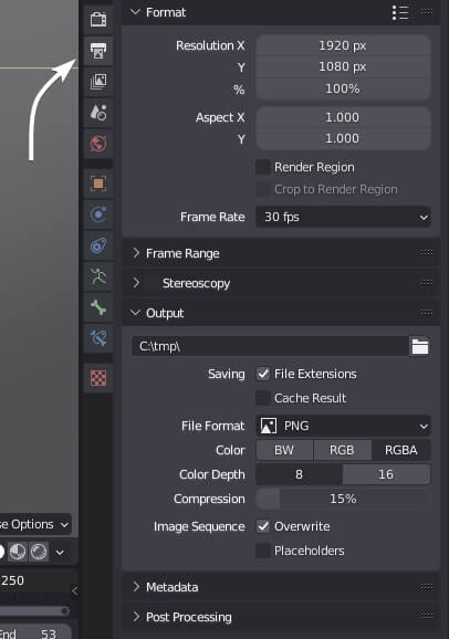 Render Output Settings